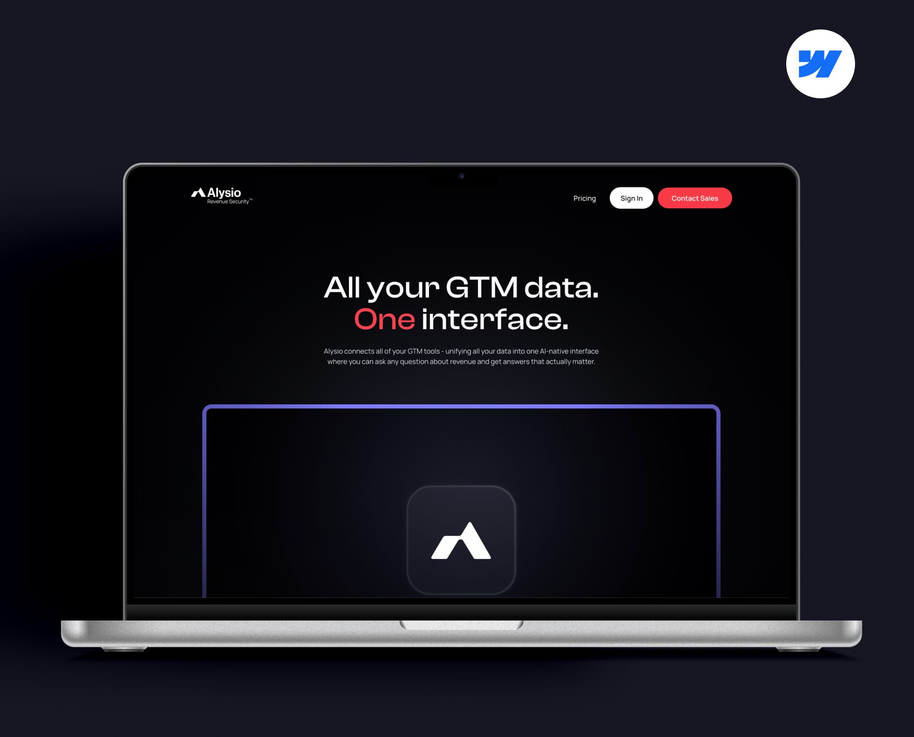 Alysio website preview